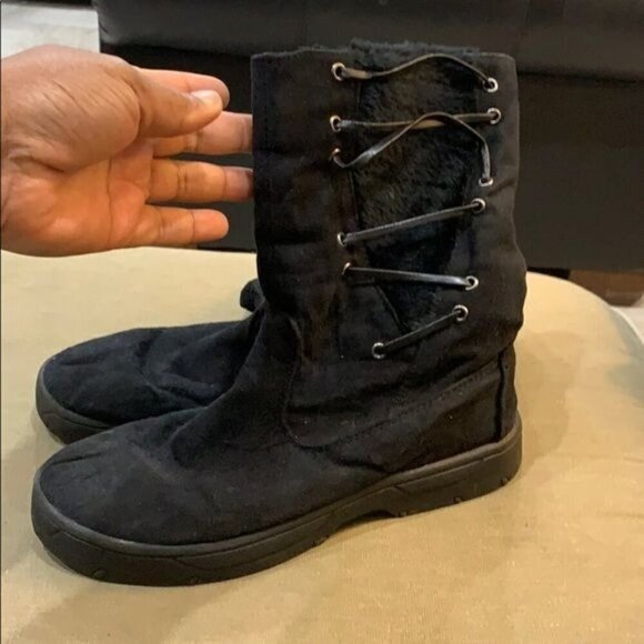 Alpine Design fur trimmed black boots size… - Picture 8 of 8